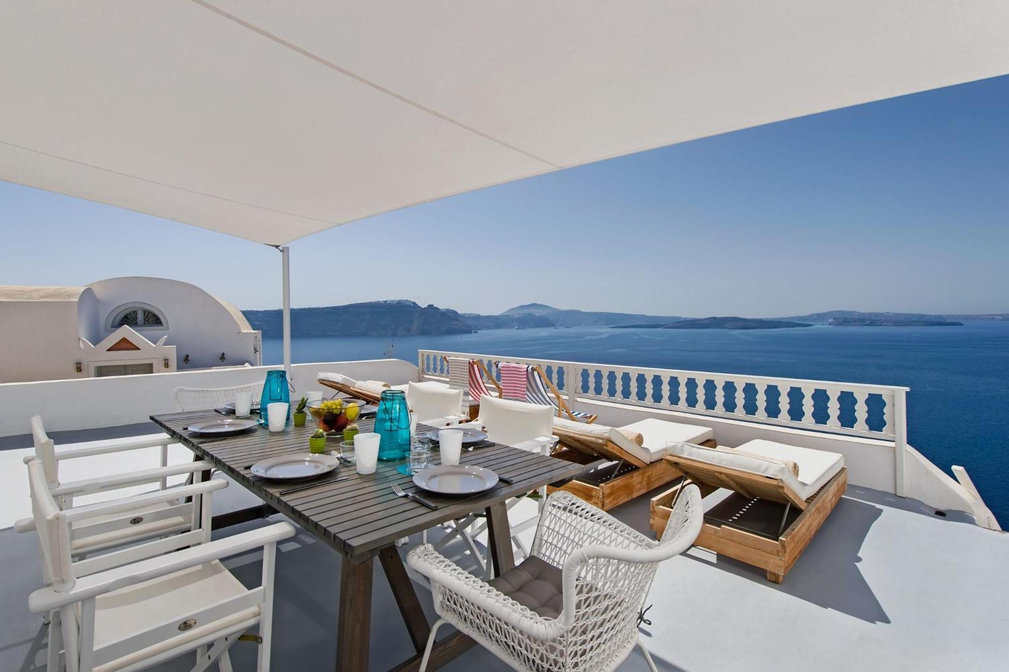אויה Villa Calliope Aegean Views מראה חיצוני תמונה